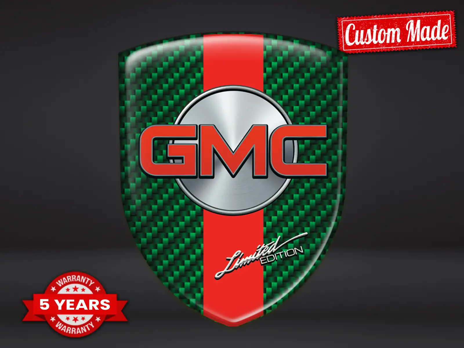 GMC Autosticker Limitiert Robust Universal Personalisierbar